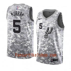 San Antonio Spurs Trikot Dejounte Murray 5 2018-19 Nike Grau Swingman - Herren
